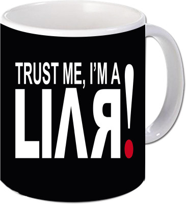 

Maison N Mode Trust Me I Am Coffee Ceramic Mug(330 ml), Multicolor