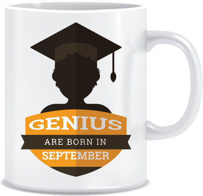 

Everyday Desire Genius are Born in September ED154 Ceramic Mug(300 ml), Multicolor