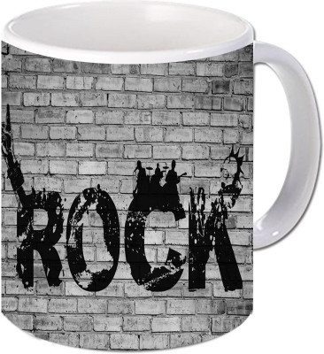 

Maison N Mode Rock Coffee Ceramic Mug(330 ml), Multicolor