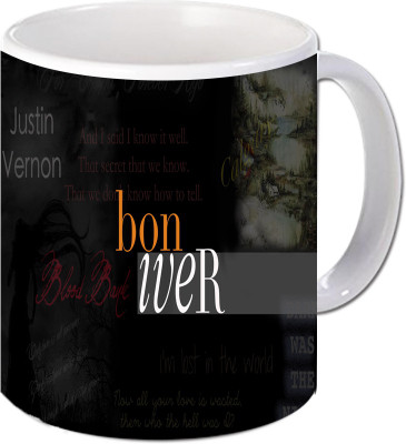 

Maison N Mode Justin Vernon Coffee Ceramic Mug(330 ml), Multicolor