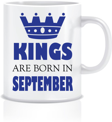 

Everyday Desire Kings are Born in September ED160 Ceramic Mug(300 ml), Multicolor