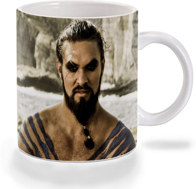 

Mooch Wale Game Of Thrones Khal Drogo Ceramic Mug(325 ml), Multicolor