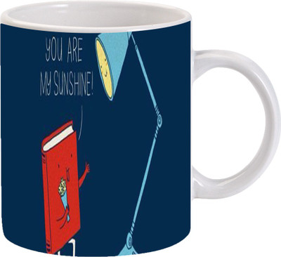 

Maison N Mode You Are My Sunshine Coffee Ceramic Mug(330 ml), Multicolor