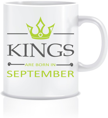 

Everyday Desire Kings are Born in September ED162 Ceramic Mug(300 ml), Multicolor