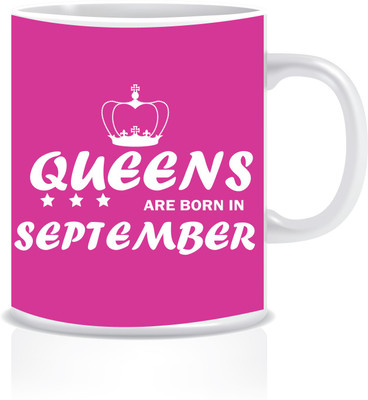 

Everyday Desire Queens are Born in September ED171 Ceramic Mug(300 ml), Multicolor