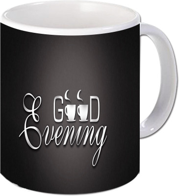 

Maison N Mode Good Evening Coffee Ceramic Mug(330 ml), Multicolor