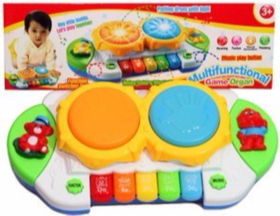 

MagicTail Electronic Multifunctional Musicial Organ Drum With Story(Multicolor)