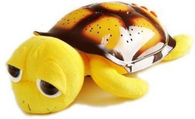 

VibeX ™ Cloud B 7323PR Twilight Turtle Purple Plush Toy Night Light Projects Actual Star(Multicolor)