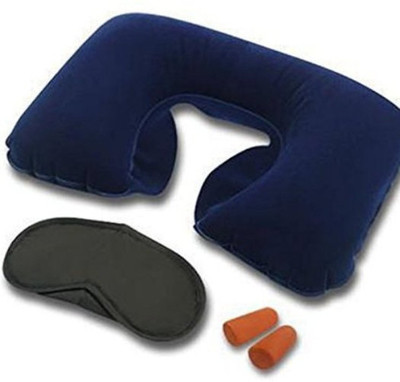 

Skywalk 3 In 1 Combo Travel Kit - Ear Plugs, Suitable for Train Bus Flight Car Journey Neck Pillow & Eye Shade(Multicolor)