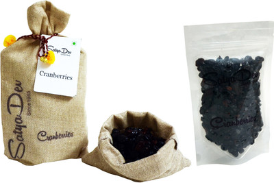 

SatyaDev Natural Dried Cranberries(400 g, Pouch)