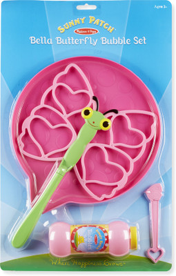 

Melissa & Doug Bella Butterfly Bubble Set(Pink)