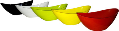 

Truphe Kishti Flower Pot - Multi color (Pack of 5) Plant Container Set(Plastic)