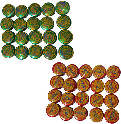 sae fashions Turmeric and kumkum set Plastic Pooja & Thali Set(40 Pieces, Multicolor) available at flipkart for Rs.175