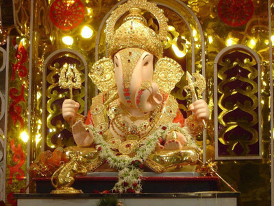 

KumkumArts Ganesh Jee Wall Sticker Poster 12 x 18 Inch HD Quality Material Gloss Paper. Paper Print(18 inch X 12 inch, Rolled)