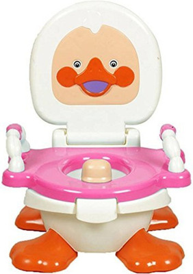 

Toyshine Potty Training Seat With Removable Bowl & Closable Cover {PINK} Potty Seat(Multicolor)