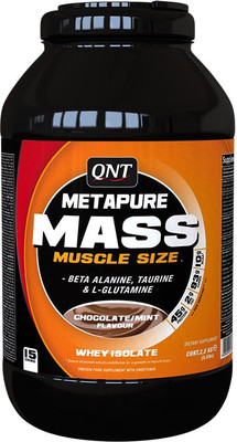 

QNT Metapure Mass Weight Gainers/Mass Gainers(2.5 kg, Chocolate/Mint)