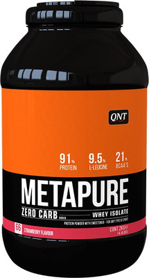 QNT Metapure Zero Carb Whey Protein(2 kg, Strawberry)