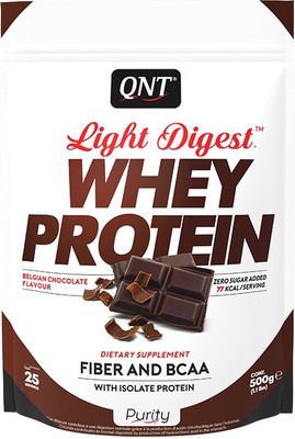 

QNT Light Digest Whey Protein(500 g, Balgian chocolate)
