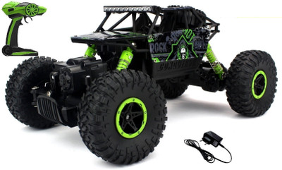 

Zest 4 Toyz 1:18 Remote Control Rock Through Sports Car Truck 4Wd Rally Rough & Tough Toy(Green, White)