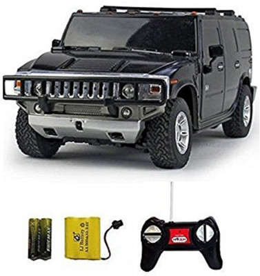 Zest 4 Toyz Rechargeable Remote Controlled H2 Hummer Scale 1:24(Black)