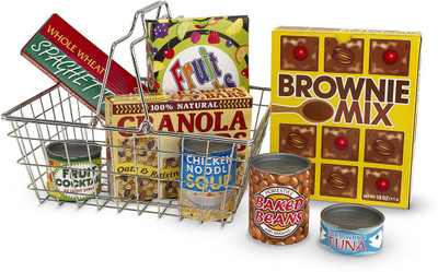 

MELISSA AND DOUG Let's Play House! Grocery Basket