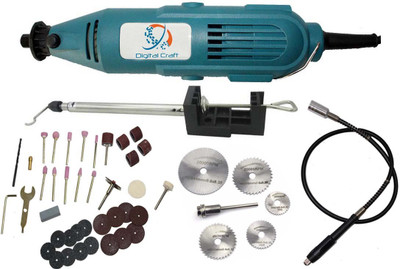 

Digital Craft UNIVERSAL ROTARY TOOL DIE GRINDER KIT & DIY CRAFTS 46 PIECES ACCESSORY KIT FOR PRECISION Rotary Tool(3 mm)