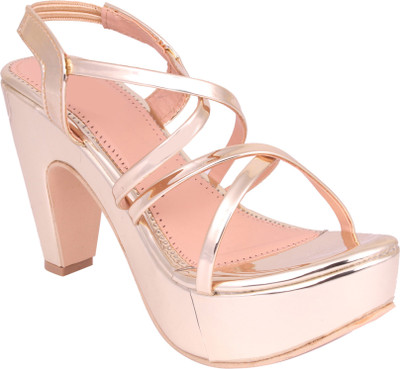 

DICY Women Gold Heels