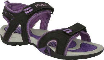 

Fuel Women Black Purple Sports Sandals