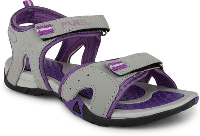 

Fuel Women Grey Purple Sports Sandals