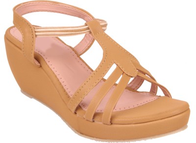 

DICY Women Beige Wedges