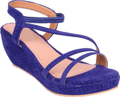 DICY Women Blue Wedges