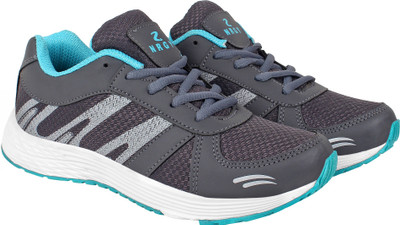

NRGY Pro Performance Running Shoes For Men(Grey, Green, Dgrey::cyan