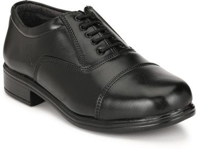 

BIG JUNIOR Black Color Formal Shoes Lace Up For Men(Black