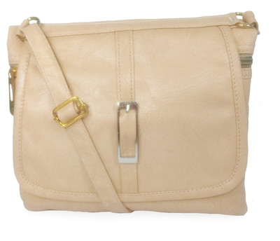

Chalissa Girls Casual Beige PU Sling Bag