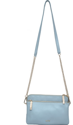 

ri2k Girls Evening/Party Blue Genuine Leather Sling Bag
