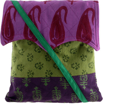 

TRIBES INDIA Girls Casual Multicolor Cotton Sling Bag