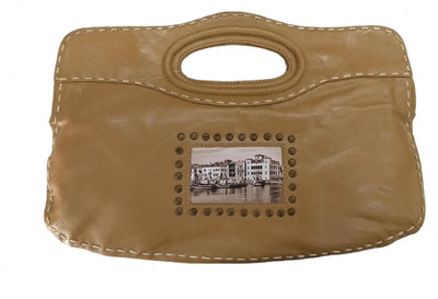 

Miruna Designs Men & Women Casual Tan Genuine Leather Sling Bag