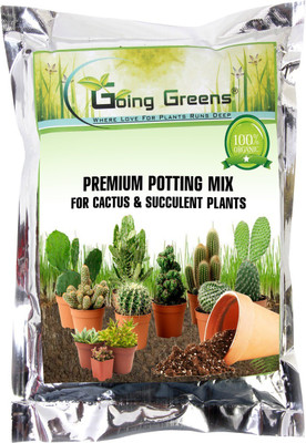 

Going Greens Premium Potting Mix for Cactus & Succulent Plants Soil Manure(800 g Powder)