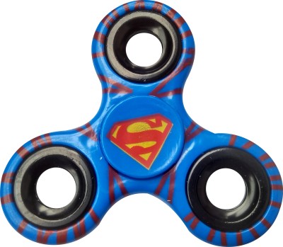 

S.Blaze 3 Rounded Wings Blue Superman Fidget Spinner Toy for Kids & Adults(Blue)