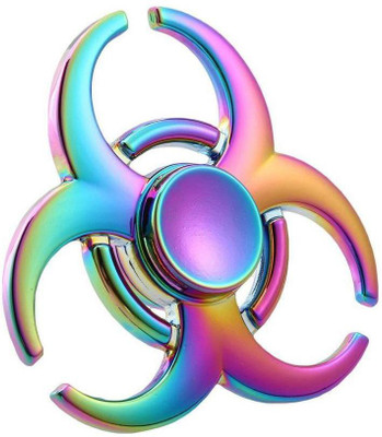 GOR Bio-Hazard Rainbow Alloy Fidget Spinner(Multicolor)