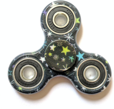 

Venoo Venoo Fidget Spinner, a must have toy,camouflage design (black star)(Black)