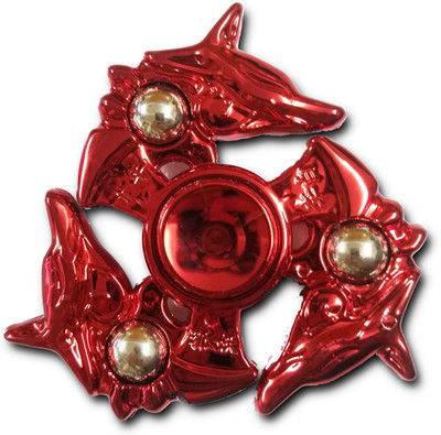 

Smart Fidget Red Tri Dragon New Super Cool Fidget Hand Spinner Fidget Stress Reducer Anti Anxiety for Children / Adults(Red)