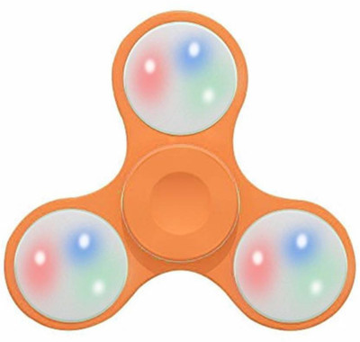 

Shockyfi LED Light Fidget Hand Tri -Spinner(Orange)