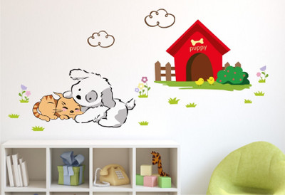HAPPYSTICKY 120 cm 57-HS-2006 Removable Sticker(Pack of 1)