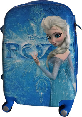

kidoz kingdom FROZEN TROLLEY BAG BLUE  INCH 4 WHEEL Cabin Luggage -  inch(Multicolor