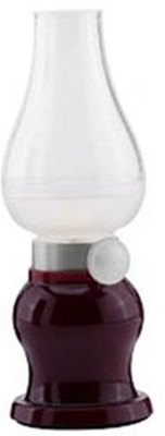 

VibeX ™ Bedside Lamp , USB Rechargeable Lamp Retro LED Night Light Kerosene Lamp Design Type - 111 Led Light(Red)