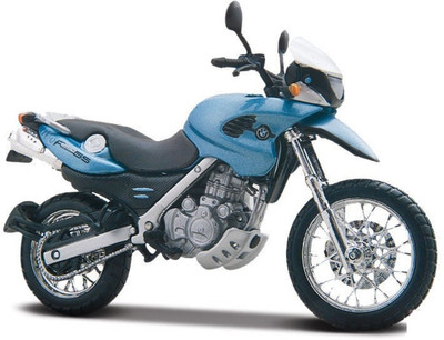 Maisto BMW F650 GS 1/18(Blue, Black), Black;blue