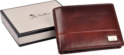 

Am Leather Men Casual Brown Genuine Leather Wallet(8 Card Slots)