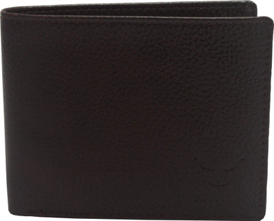

Hidelink Men Brown Genuine Leather Wallet(5 Card Slots)