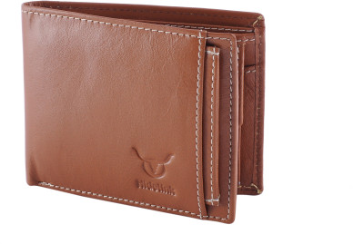 

Hidelink Men Brown Genuine Leather Wallet(6 Card Slots)